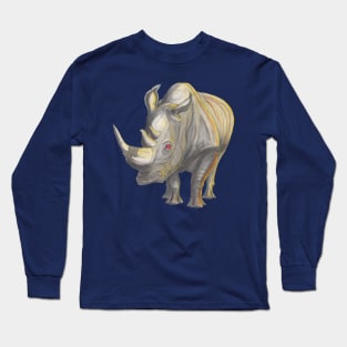 Crash of Rhinos Boss Hog Grumpy Long Sleeve T-Shirt